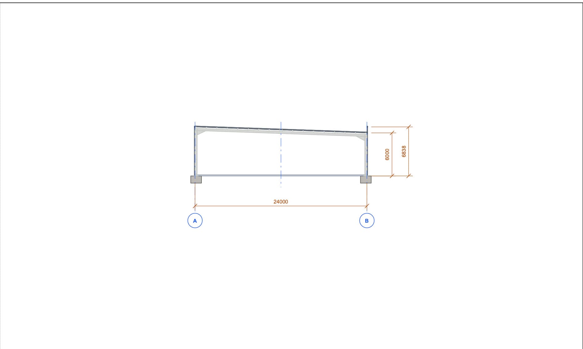 Cross-section · 24 m