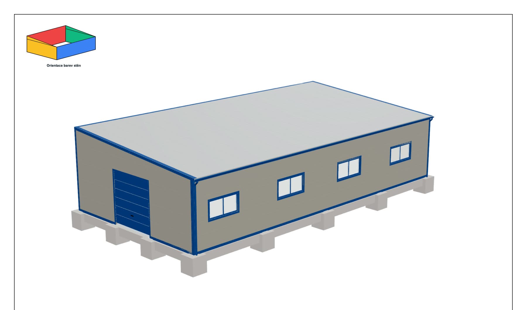 Spatial model · 10 × 20 × 4–4.9 m