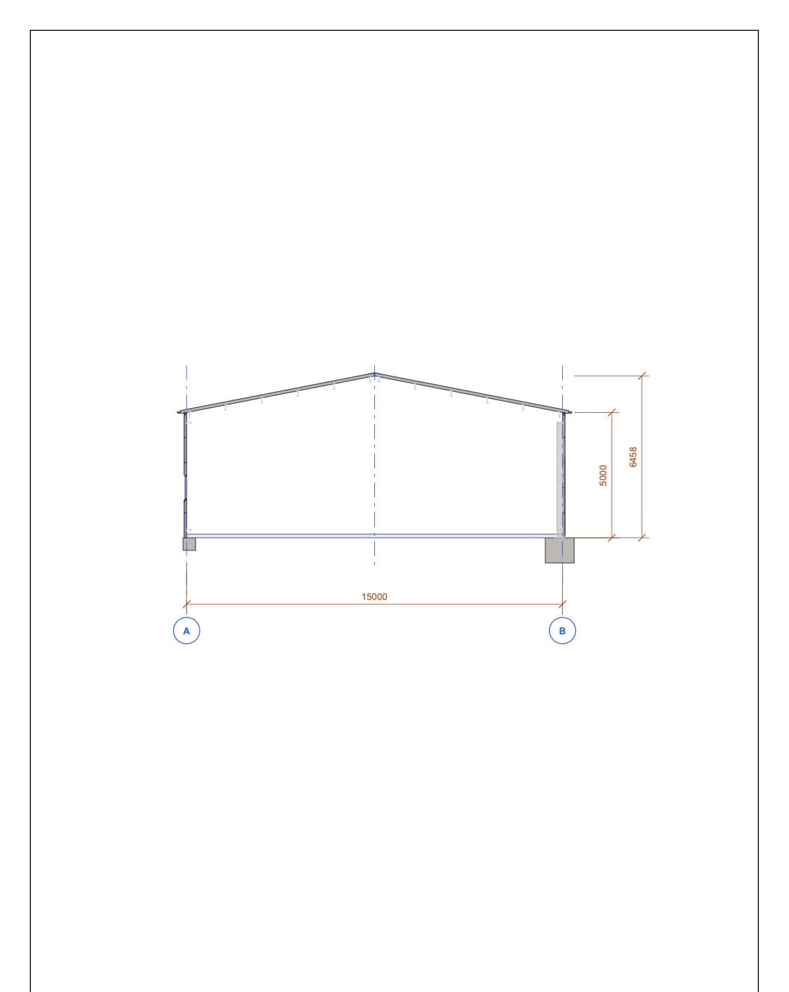 Cross-section · 15 m